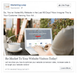 Re targeting For Websites & Facebook