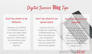 Digital Success blog tips