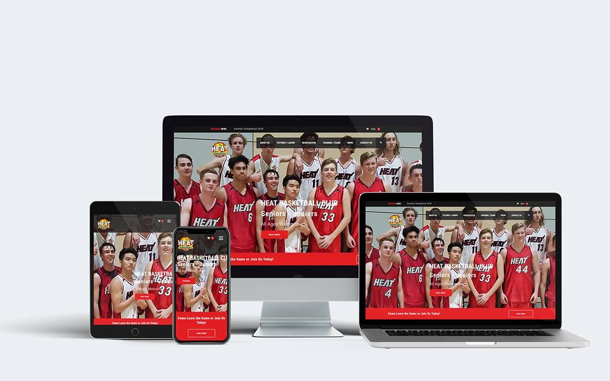 Completed Website Heat Basketball