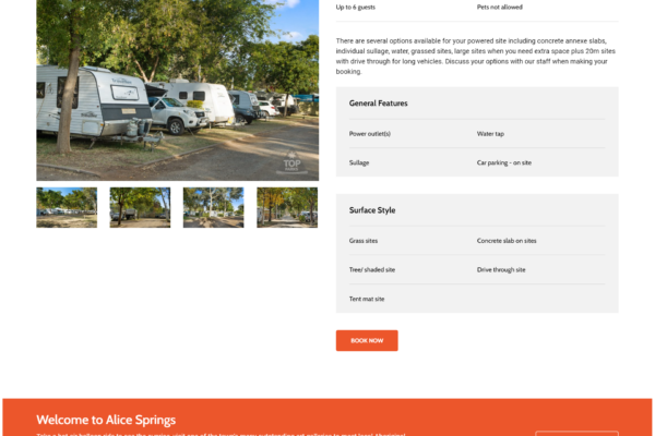 Wintersun Cabin & Caravan Park Website project